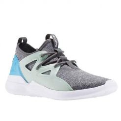 Buty treningowe damskie Reebok Cardio Motion. Szare buty treningowe Reebok, bez wzorów, z materiału, bez zapięcia, na fitness i siłownię. Za 394.00 zł.