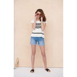 Szorty Damskie 3D 1260 BS Jeans. Szorty blue shadow, bez wzorów, z bawełny. Za 189.90 zł.