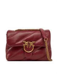 PINKO Torebka Love Puff Classic Cl PLTT 100038 A0F2 Bordowy. Czerwone kopertówki Pinko, bez wzorów, ze skóry, wizytowe, bez dodatków. Za 1,689.00 zł.