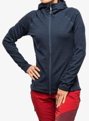 Bluza z kapturem damska Houdini Outright Houdi. Niebieskie bluzy z kapturem Houdini, m, bez wzorów, z materiału, z kapturem. Za 785.39 zł.
