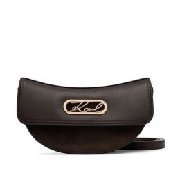 Torebka KARL LAGERFELD. Brązowe listonoszki KARL LAGERFELD, bez wzorów, bez dodatków. Za 1,099.00 zł.