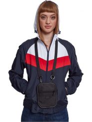 Urban Classics Kurtka przeciwwiatrowa w kolorze granatowo-czerwono-białym rozmiar: M. Białe kurtki Urban Classics, m, bez wzorów, bez kaptura. Za 65.23 zł.