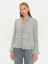 Marella Kardigan Rovo 2423916104 Szary Regular Fit. Szare swetry Marella, m, bez wzorów, z syntetyku, bez ramiączek. Za 589.99 zł.