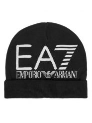EA7 Emporio Armani Czapka 7X000006 AF11994 MC001 Czarny. Czarne czapki zimowe EA7 Emporio Armani, bez wzorów. Za 149.99 zł.