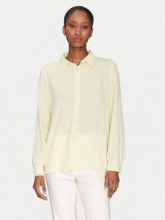 Marella Koszula Nebbia 2515111031 Żółty Regular Fit. Żółte koszule Marella, bez wzorów, z jedwabiu, bez kołnierzyka, bez ramiączek. Za 519.99 zł.