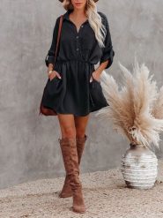 LA Angels Sukienka w kolorze czarnym rozmiar: S. Czarne sukienki LA Angels, s, bez wzorów, bez kołnierzyka, bez ramiączek, mini. Za 173.99 zł.