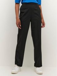 Kaffe Spodnie materiałowe Sakura 10506858 Czarny Relaxed Fit. Czarne spodnie materiałowe Kaffe, bez wzorów, z materiału. Za 269.99 zł.