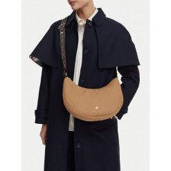 Torebka Beverly Hills Polo Club. Brązowe listonoszki Beverly Hills Polo Club, bez wzorów, bez dodatków. Za 159.99 zł.