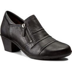 Półbuty GABOR - 74.491.57 Schwarz. Czarne czółenka marki Gabor, z materiału, eleganckie. W wyprzedaży za 289.00 zł.