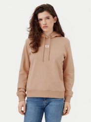 Calvin Klein Jeans Bluza J20J225085 Pomarańczowy Regular Fit. Brązowe bluzy Calvin Klein Jeans, xs, bez wzorów, z bawełny, bez ramiączek, bez kaptura. Za 299.99 zł.