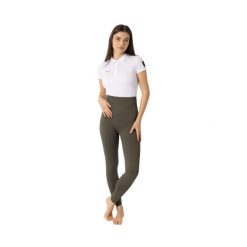 Damskie legginsy jeździeckie Horze Janine. Szare legginsy HORZE, bez wzorów, z materiału, eleganckie. Za 276.45 zł.