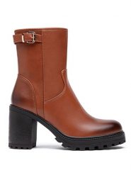 Foreverfolie Botki w kolorze jasnobrązowym rozmiar: 39. Brązowe botki Foreverfolie, bez wzorów, eleganckie, bez obcasa, bez zapięcia. Za 156.24 zł.