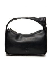 Calvin Klein Jeans Torebka Knotted Mini Block20 K60K612372 Czarny. Czarne torebki klasyczne Calvin Klein Jeans, bez wzorów, z jeansu, bez dodatków. Za 299.99 zł.