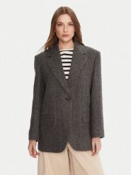 Weekend Max Mara Marynarka Tronto 2525046042 Szary Regular Fit. Szare marynarki i żakiety Weekend Max Mara, l, bez wzorów, z wełny, bez ramiączek. Za 2,069.00 zł.