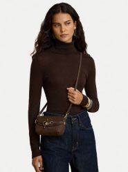 LAUREN RALPH LAUREN Torebka 431P18466003 Brązowy ciemny. Brązowe listonoszki Lauren Ralph Lauren, bez wzorów, z nubiku, bez dodatków. Za 1,299.00 zł.
