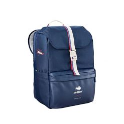 Torba na rakiety Wilson US Open 2026. Niebieskie torby na laptopa Wilson, bez wzorów, z materiału. Za 346.50 zł.