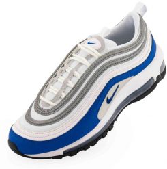Buty damskie Nike Air Max 97 Royal Blue niebieskie. Białe buty do biegania Nike, bez wzorów, z gumy, bez zapięcia, do biegania, nike air max. Za 535.99 zł.