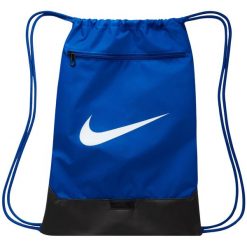 Worek Na Buty Brasilia 9.5 18L. Niebieskie buty treningowe Nike, bez wzorów, bez zapięcia, na fitness i siłownię. Za 127.99 zł.