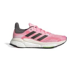 Buty adidas Solarboost 4 Shoes GX6694 różowe. Czerwone buty do biegania bez wzorów, z materiału, bez zapięcia, do biegania. Za 558.69 zł.