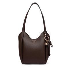 Torebka Guess. Brązowe torebki klasyczne Guess, z aplikacjami, klasyczne, bez dodatków. Za 584.99 zł.