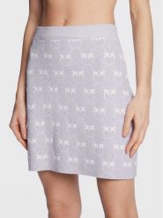 Pinko Spódnica mini Galeotto 100216 A0IT Fioletowy Slim Fit. Fioletowe spódnice Pinko, l, bez wzorów, z wiskozy, mini. Za 439.99 zł.
