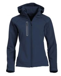 Clique Milford Jacket Women - kurtka softshell 3-warstwowa z membraną TPU. Niebieskie kurtki CLIQUE, l, bez wzorów, z materiału. Za 364.42 zł.