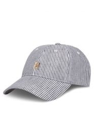 Tommy Hilfiger Czapka z daszkiem Premiu Beach AW0AW17141 Niebieski. Niebieskie czapki z daszkiem Tommy Hilfiger, bez wzorów, ze lnu. Za 149.99 zł.