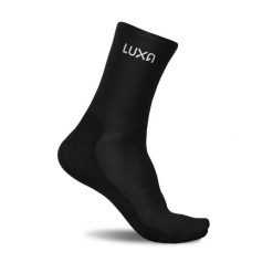 Skarpety Rowerowe LUXA Logo. Czarne skarpetki LUXA, bez wzorów, z elastanu. Za 69.00 zł.