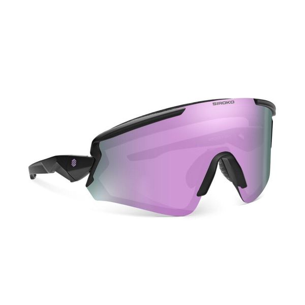 Hybrydowe sportowe okularo-gogle Sporty zimowe Siroko GS4 Maier. Brązowe okulary przeciwsłoneczne SIROKO, bez wzorów, szklane. Za 425.00 zł.