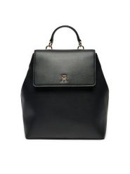 Tommy Hilfiger Plecak AW0AW15722 Czarny. Czarne plecaki Tommy Hilfiger, bez wzorów, ze skóry, bez dodatków. Za 469.99 zł.
