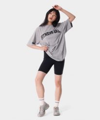 T-shirt dla kobiet sportowy Carpatree Varsity Chic. Szare t-shirty sportowe Carpatree, m, bez wzorów, z bawełny, bez ramiączek, na fitness i siłownię. Za 111.99 zł.