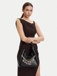 Just Cavalli Torebka 80RA4BE5 ZSD85 Czarny. Czarne torebki klasyczne Just Cavalli, bez wzorów, ze skóry, bez dodatków. Za 774.99 zł.