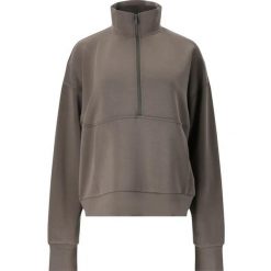 Kobieca bluza półzipowana Athlecia Jillnana. Szare bluzy bez kaptura Athlecia, m, bez wzorów, z materiału, bez kaptura, do biegania. Za 193.50 zł.