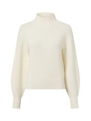 HUGO sweter z dzianiny z wełną i kaszmirem - Sorellasio Kobiety biały, L. Białe swetry Hugo, l, bez wzorów, z dzianiny, bez ramiączek. Za 549.95 zł.