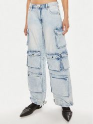 One Teaspoon Jeansy Epic 26245 Niebieski Cargo Fit. Niebieskie jeansy One Teaspoon, bez wzorów, z bawełny. Za 589.99 zł.