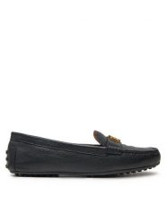 Lauren Ralph Lauren Mokasyny 802942768001 Czarny. Czarne mokasyny Lauren Ralph Lauren, bez wzorów, ze skóry. Za 499.99 zł.