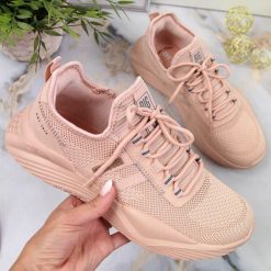Buty sportowe damskie lekkie Big Star KK274348. Buty sportowe lifestyle BIG STAR, bez wzorów, z materiału, bez zapięcia. Za 150.00 zł.