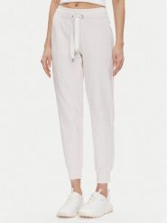 DKNY Sport Spodnie dresowe DP5P3496 Beżowy Regular Fit. Brązowe spodnie dresowe DKNY Sport, bez wzorów, z bawełny. Za 199.99 zł.
