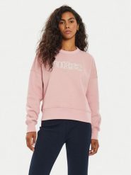 Guess Bluza V4BQ03 KCHX0 Różowy Regular Fit. Czerwone bluzy Guess, xxs, z aplikacjami, z syntetyku, bez kaptura. Za 179.99 zł.