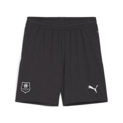 Młodzieżowe szorty Stade Rennais F.C. 24/25 PUMA Flat Dark Gray White Black. Biała szorty Puma, bez wzorów, młodzieżowe. W wyprzedaży za 154.90 zł.