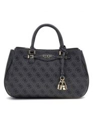 Guess Torebka w kolorze antracytowym - 29 x 20 x 10 cm rozmiar: onesize. Czarne torebki klasyczne Guess, z aplikacjami, z materiału, przez ramię, bez dodatków. Za 448.99 zł.