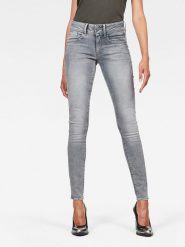 G-Star Dżinsy - Skinny fit - w kolorze szarym rozmiar: W27/L30. Szare jeansy G-Star, l, z aplikacjami, klasyczne. Za 272.95 zł.