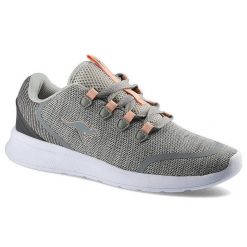 Szare Sneakersy Kangaroos Damskie Wygodne Obuwie. Szare buty treningowe KangaROOS, na wiosnę, bez wzorów, z materiału, bez zapięcia, na fitness i siłownię. Za 139.00 zł.