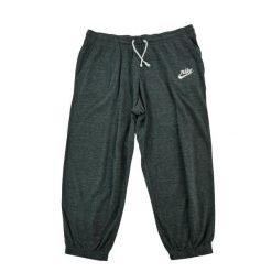 Second life - Damskie szare spodnie dresowe - Jak nowy. Szare spodnie sportowe Nike, bez wzorów, z dresówki, na fitness i siłownię. Za 106.46 zł.