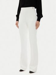 Elisabetta Franchi Spodnie materiałowe PA-030-46E2-V250 Biały Regular Fit. Białe spodnie materiałowe Elisabetta Franchi, bez wzorów, z materiału. Za 1,149.00 zł.