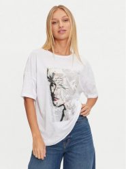 Noisy May T-Shirt 27032615 Biały Regular Fit. Białe t-shirty Noisy May, xs, bez wzorów, z bawełny, bez kołnierzyka, bez ramiączek. Za 79.99 zł.
