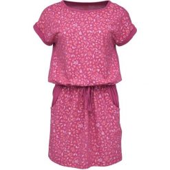 Elegancka Sukienka Damska Loep Aslaris PNK L - Letnia Sukienka z Bawełny. Czerwone sukienki ZEAGLE, l, bez wzorów, z bawełny, eleganckie, bez kołnierzyka, bez ramiączek, dopasowane. Za 116.99 zł.