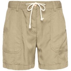 Spodenki damskie PROTEST RUE 21 shorts. Brązowe szorty Protest, bez wzorów, sportowe. Za 249.99 zł.