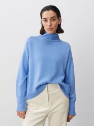 Someday Sweter "Tulia" w kolorze błękitnym rozmiar: 40. Niebieskie swetry someday., bez wzorów, bez ramiączek. Za 189.29 zł.