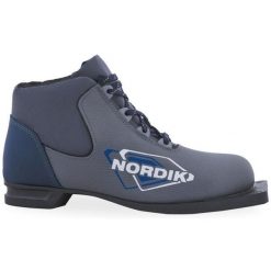 Buty do biegania 75 mm SKOL Nordik. Szare buty do biegania SKØL, na zimę, bez wzorów, z gumy, bez zapięcia, do biegania. Za 159.00 zł.